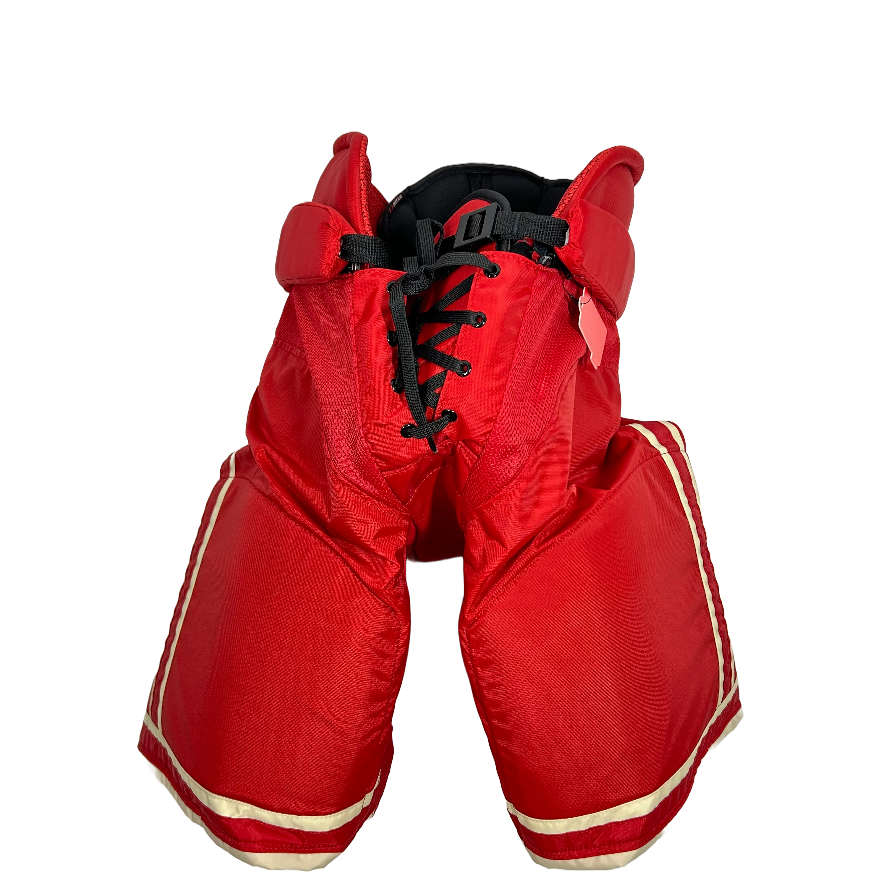 CCM HP45 - Pantalon de hockey professionnel NHL - Flames de Calgary (rouge/blanc)